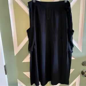 Eileen Fisher Black Skirt W/Pockets XL